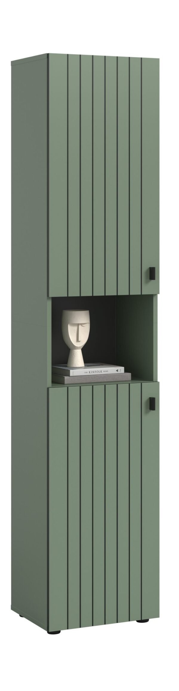 Xonox Roupeiro - acabamento verde fumo, 40x192x37 cm