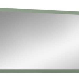 Xonox Espelho - acabamento verde fumo e vidro espelho, 106x55x2 cm