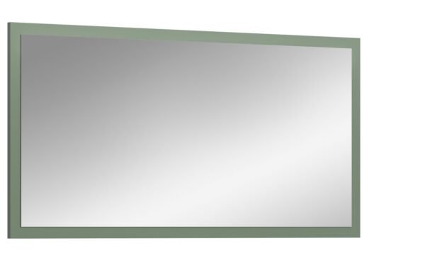 Xonox Espelho - acabamento verde fumo e vidro espelho, 106x55x2 cm