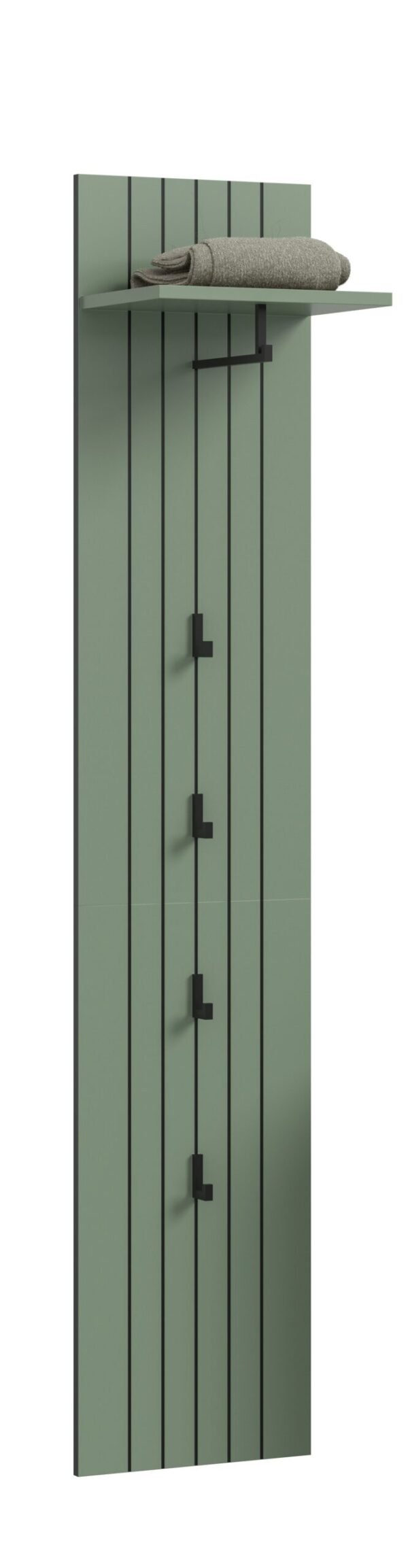Xonox Painel de roupeiro - acabamento verde fumo, 31x160x27 cm