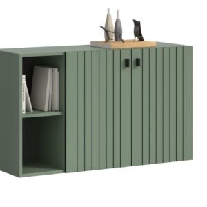 Xonox sapateira - acabamento verde fumo, 106x63x37 cm