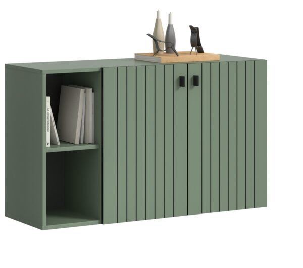 Xonox sapateira - acabamento verde fumo, 106x63x37 cm