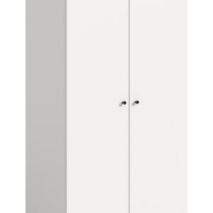 Xonox Roupeiro de 2 portas - acabamento branco, 80x176x51 cm