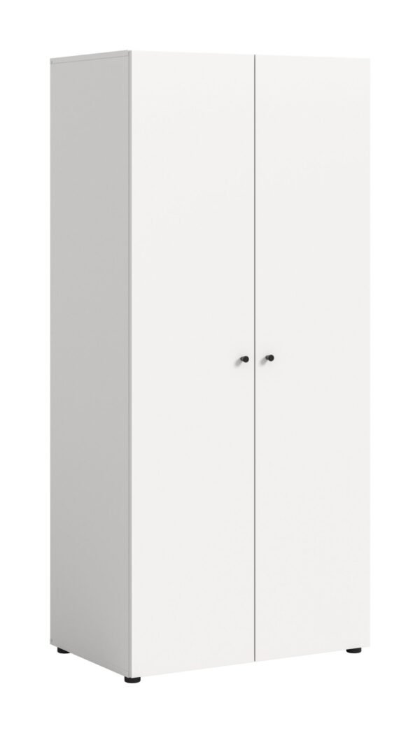 Xonox Roupeiro de 2 portas - acabamento branco, 80x176x51 cm
