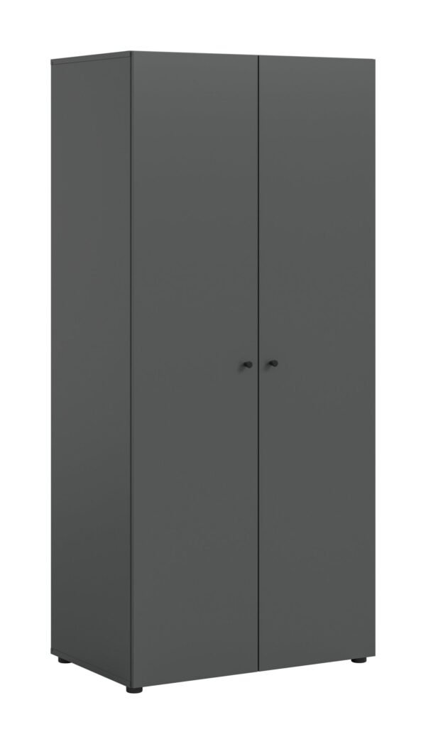 Xonox Roupeiro de 2 portas - acabamento antracite, 80x176x51 cm