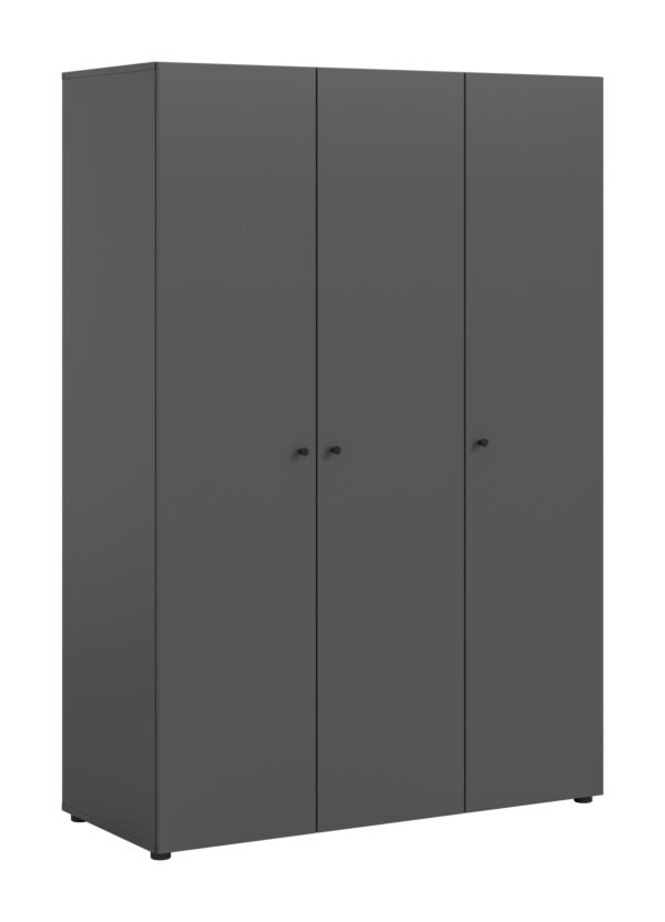 Xonox Roupeiro de 3 portas - acabamento antracite, 120x176x51 cm
