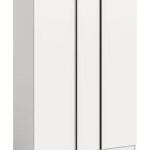 Xonox Roupeiro de 3 portas - branco, 130x183x53 cm