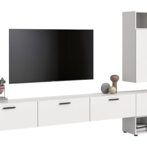 Xonox Combinação de sala - acabamento branco e acabamento branco, 300x178x34 cm
