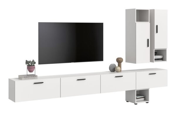 Xonox Combinação de sala - acabamento branco e acabamento branco, 300x178x34 cm