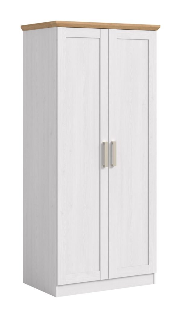 Xonox Roupeiro de 2 portas - acabamento lariço Sibiu, 84x185x54 cm