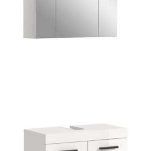 Xonox combinação de banho - brilhante branco, 60x191x30 cm