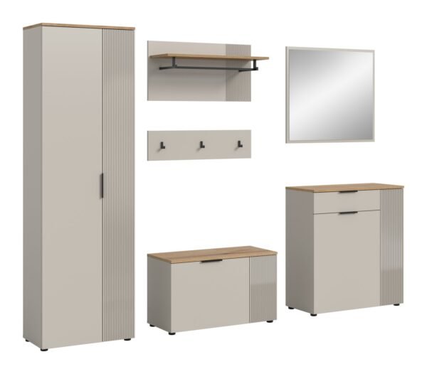 Xonox Combinação de roupeiro - imitação caxemira e imitação caxemira, 250x190x36 cm