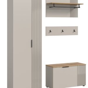 Xonox Combinação de roupeiro - imitação caxemira e imitação caxemira, 155x190x36 cm