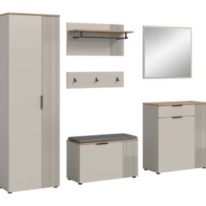 Xonox Combinação de roupeiro - imitação caxemira e imitação caxemira, 250x190x36 cm