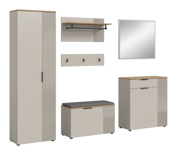 Xonox Combinação de roupeiro - imitação caxemira e imitação caxemira, 250x190x36 cm