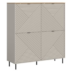 Xonox Aparador alto - imitação caxemira, 124x135x40 cm