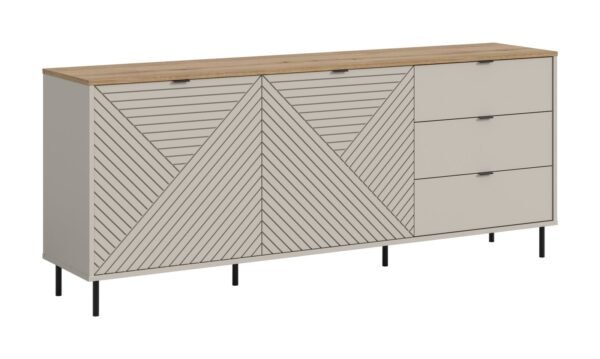 Xonox Aparador - imitação caxemira, 184x75x40 cm