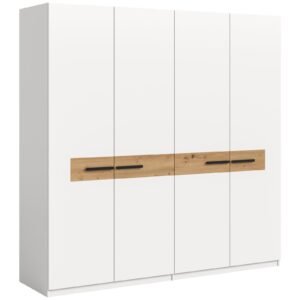 Xonox Roupeiro - imitação branco, 200x201x55 cm