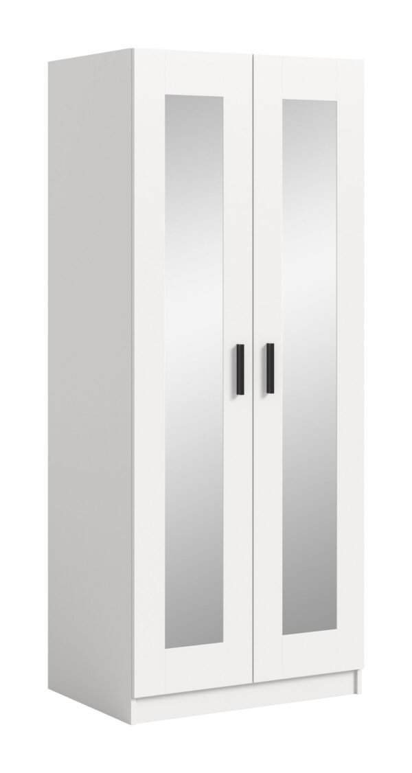 Xonox Roupeiro de 2 portas - branco, 80x195x56 cm