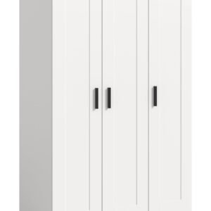 Xonox Roupeiro de 3 portas - branco, 120x195x56 cm