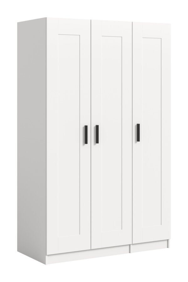 Xonox Roupeiro de 3 portas - branco, 120x195x56 cm