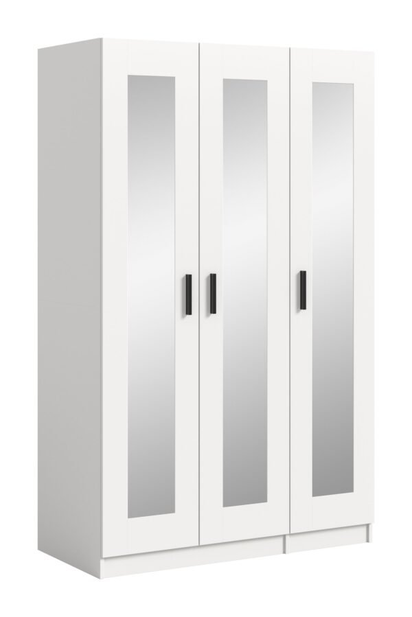 Xonox Roupeiro de 3 portas - branco, 120x195x56 cm