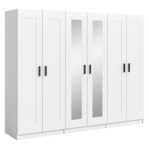 Xonox Combinação de roupeiro - branco, 240x194x56 cm