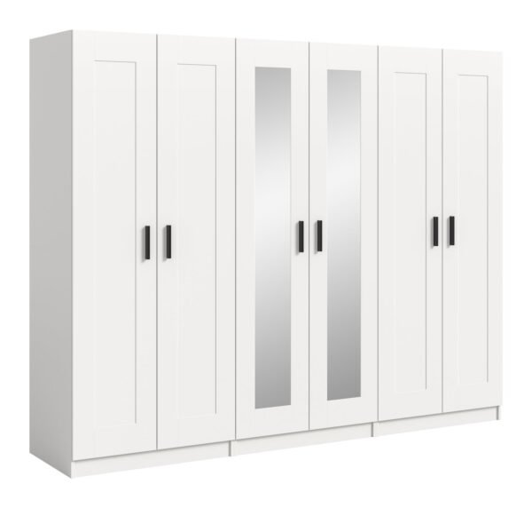 Xonox Combinação de roupeiro - branco, 240x194x56 cm