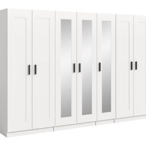 Xonox Combinação de roupeiro - branco, 280x194x56 cm