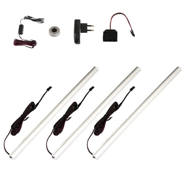Xonox Fita de luz 3 vias 40 cm branco frio - 40 cm