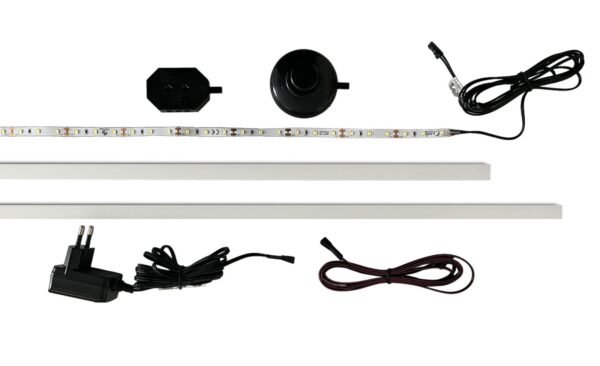Xonox Perfil de luz pack de 2 60/95 branco frio