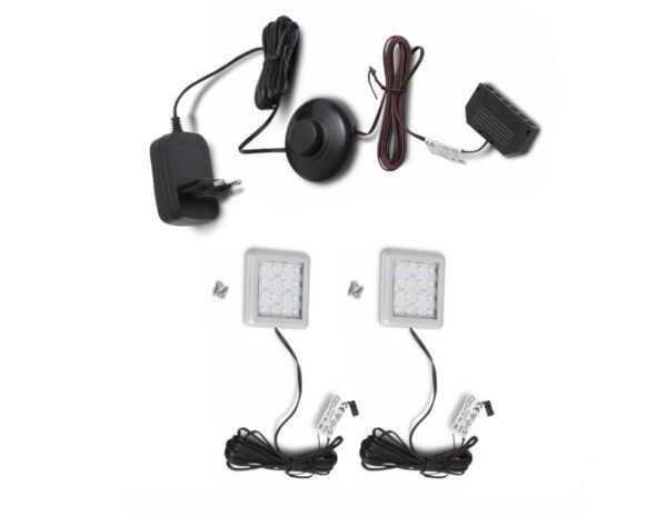 Xonox Foco para armário Branco Frio pack de 2